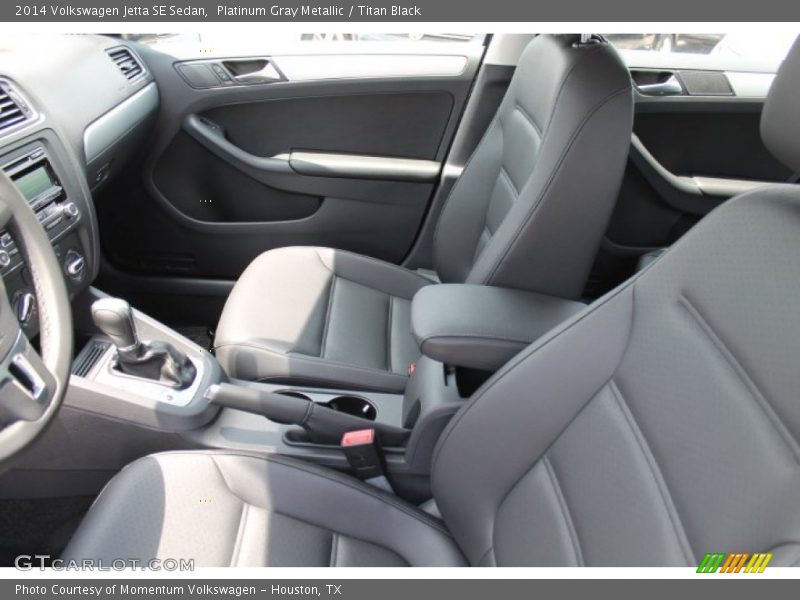 Platinum Gray Metallic / Titan Black 2014 Volkswagen Jetta SE Sedan