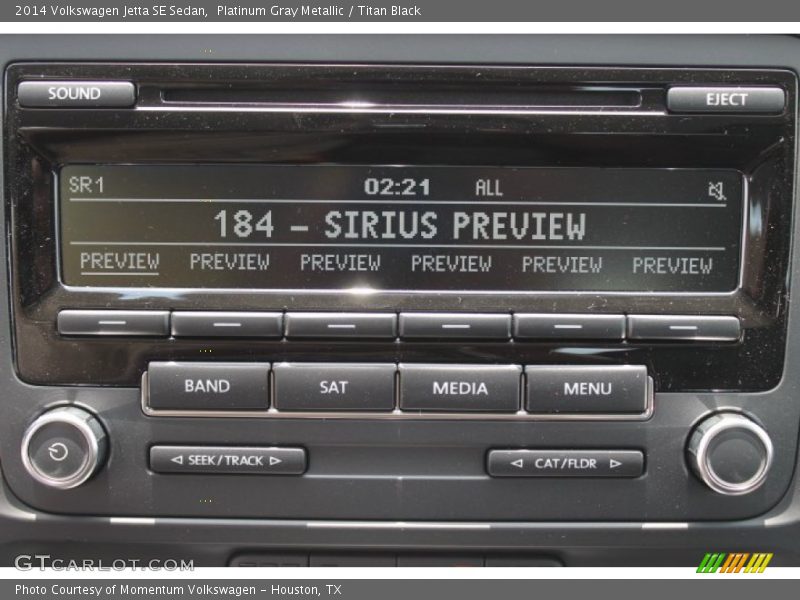 Platinum Gray Metallic / Titan Black 2014 Volkswagen Jetta SE Sedan