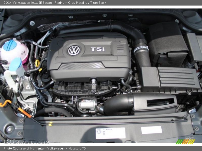 Platinum Gray Metallic / Titan Black 2014 Volkswagen Jetta SE Sedan