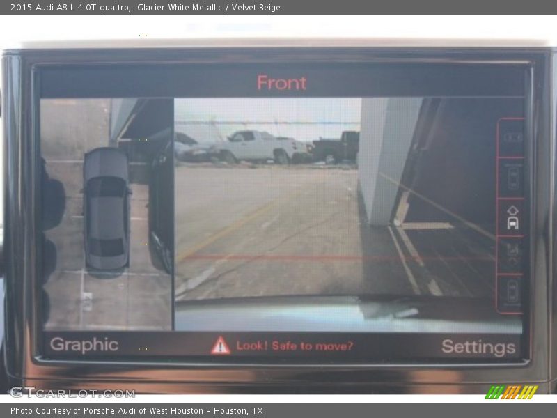 Glacier White Metallic / Velvet Beige 2015 Audi A8 L 4.0T quattro