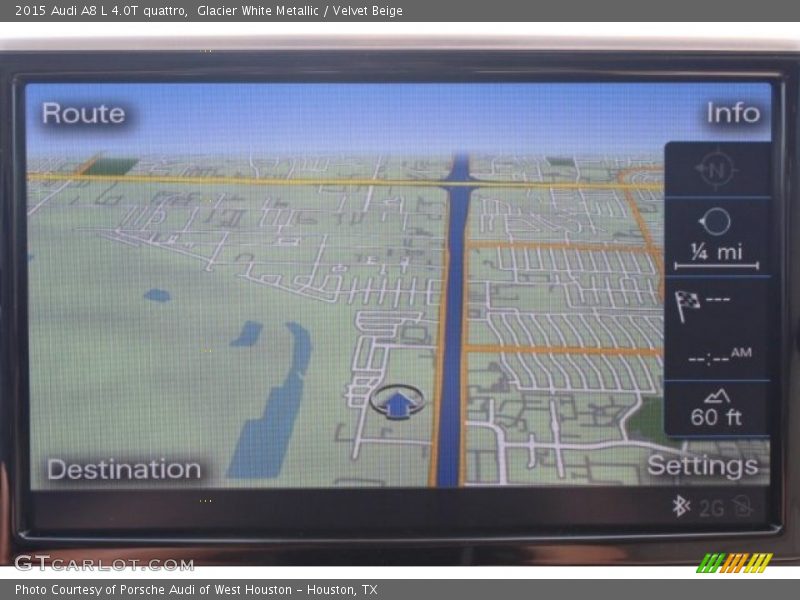 Navigation of 2015 A8 L 4.0T quattro