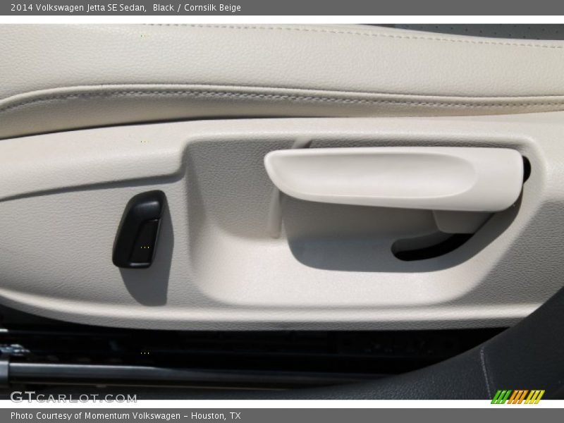 Black / Cornsilk Beige 2014 Volkswagen Jetta SE Sedan