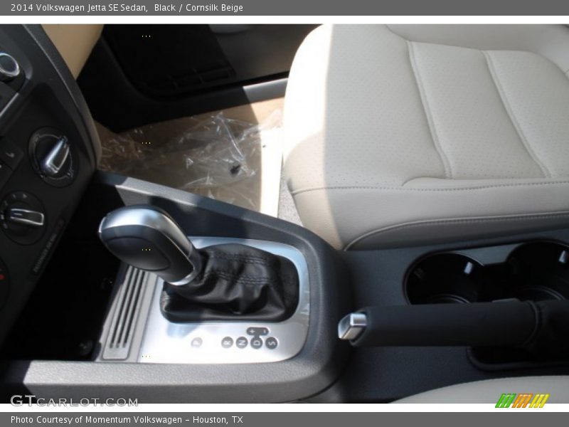 Black / Cornsilk Beige 2014 Volkswagen Jetta SE Sedan