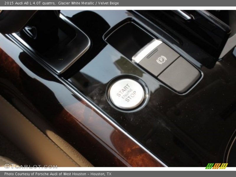 Glacier White Metallic / Velvet Beige 2015 Audi A8 L 4.0T quattro