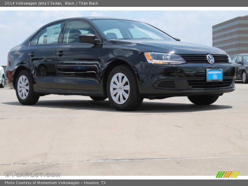 Black / Titan Black 2014 Volkswagen Jetta S Sedan
