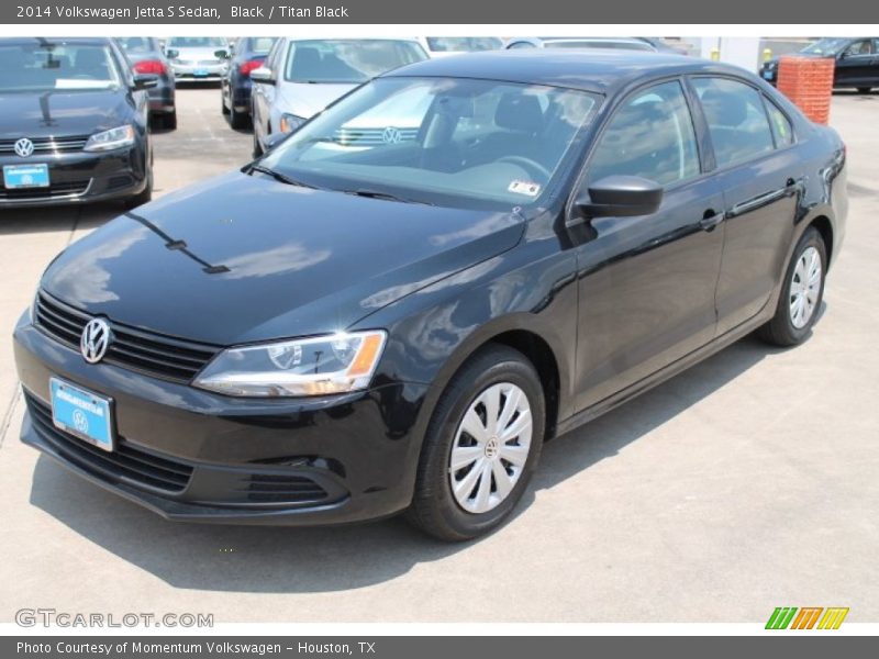 Black / Titan Black 2014 Volkswagen Jetta S Sedan