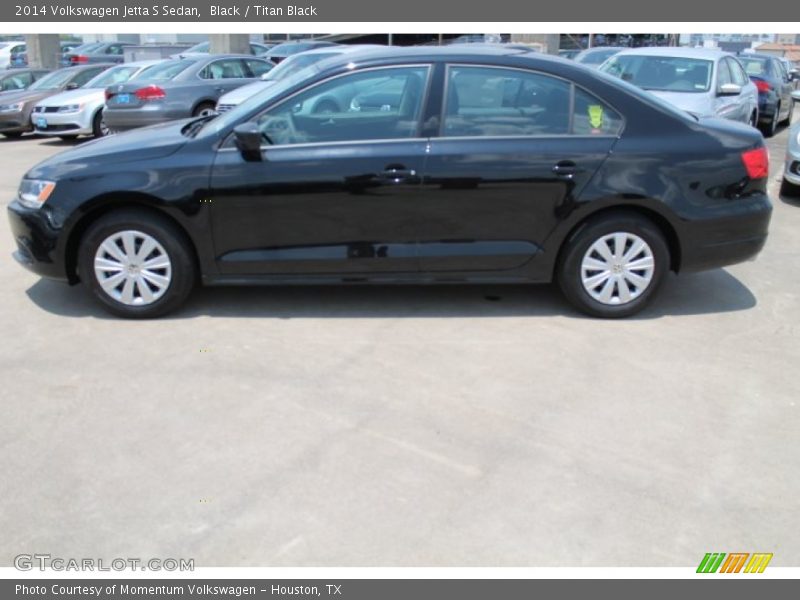 Black / Titan Black 2014 Volkswagen Jetta S Sedan