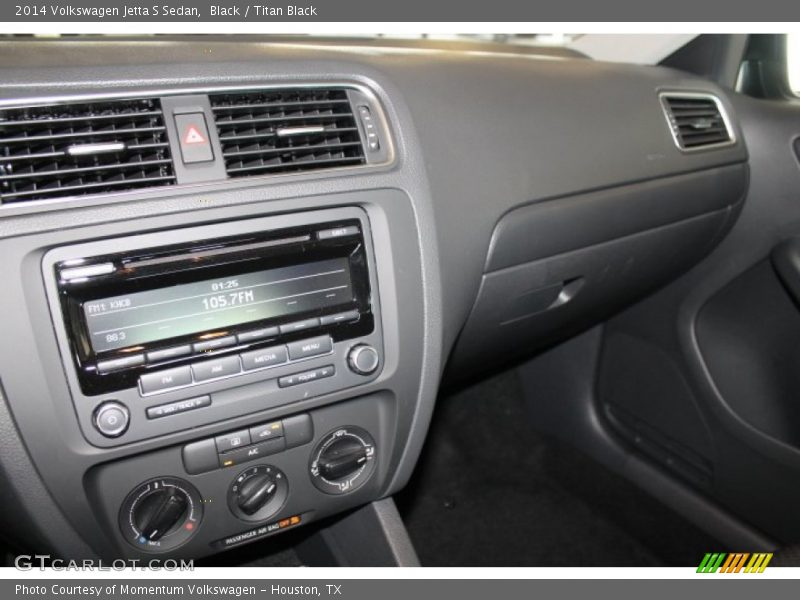 Black / Titan Black 2014 Volkswagen Jetta S Sedan
