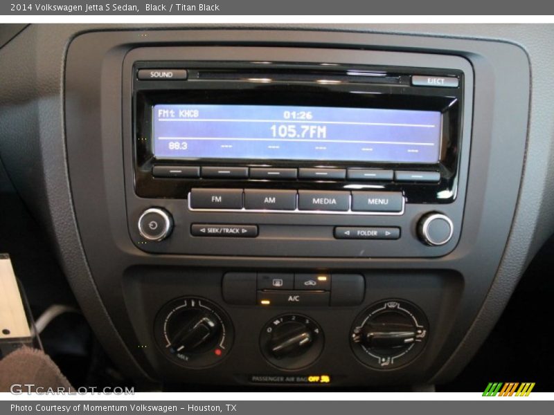 Black / Titan Black 2014 Volkswagen Jetta S Sedan