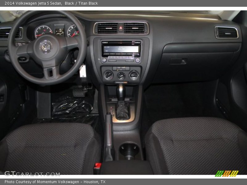 Black / Titan Black 2014 Volkswagen Jetta S Sedan