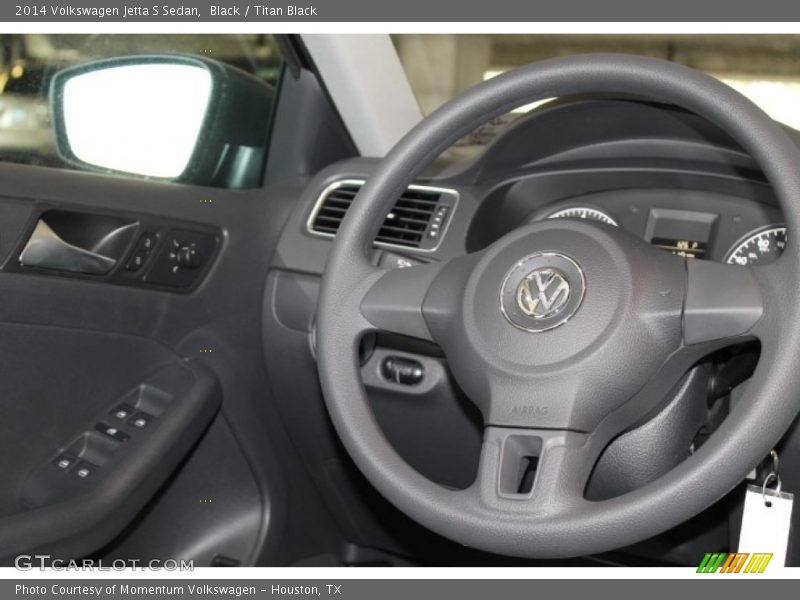 Black / Titan Black 2014 Volkswagen Jetta S Sedan