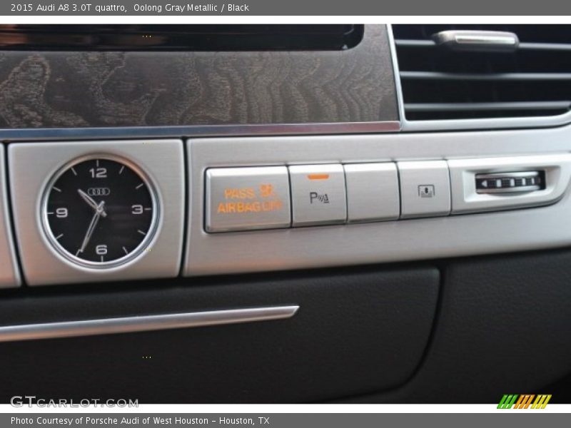 Oolong Gray Metallic / Black 2015 Audi A8 3.0T quattro