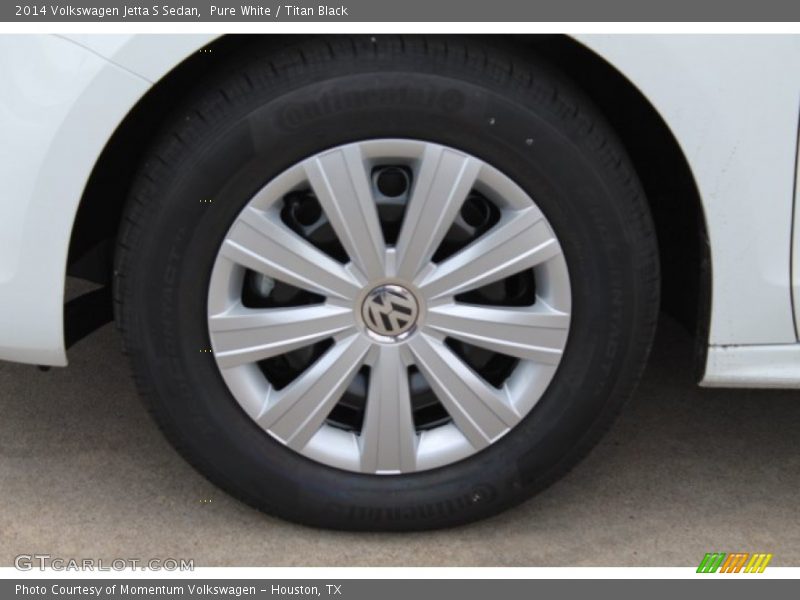 Pure White / Titan Black 2014 Volkswagen Jetta S Sedan