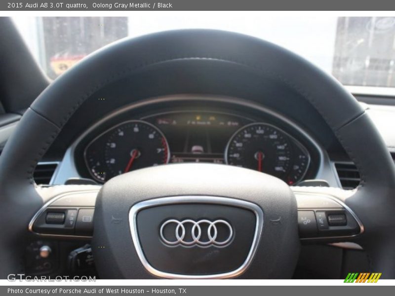 Oolong Gray Metallic / Black 2015 Audi A8 3.0T quattro
