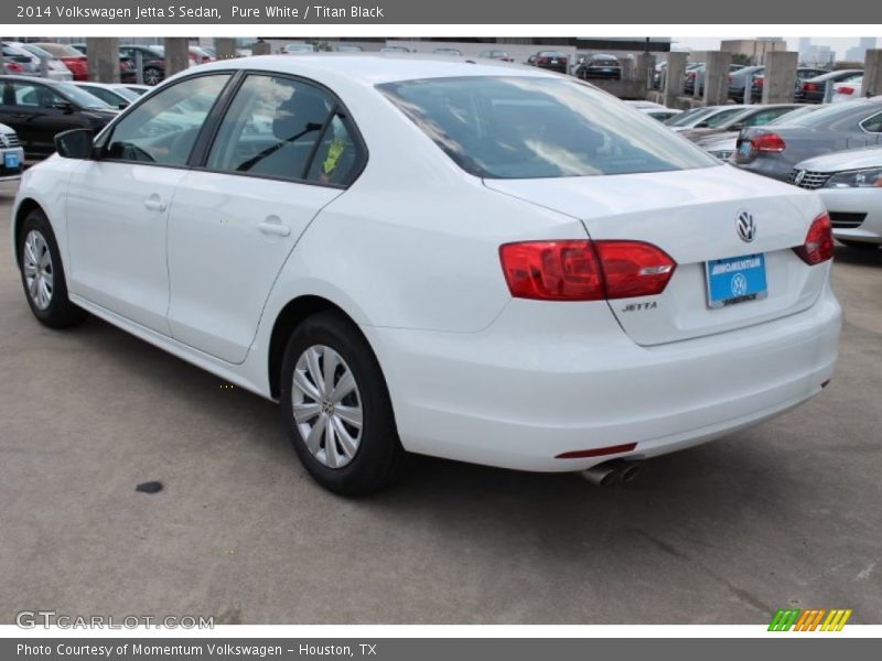 Pure White / Titan Black 2014 Volkswagen Jetta S Sedan
