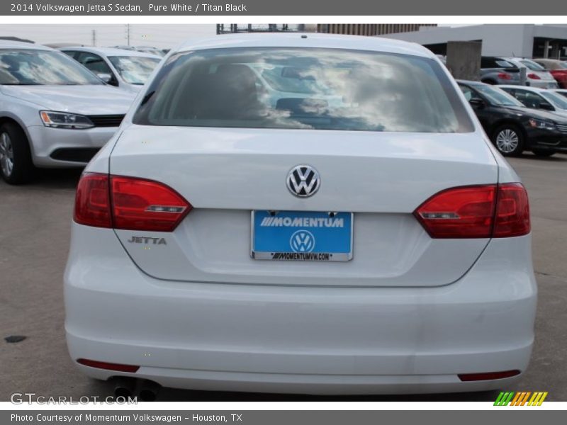 Pure White / Titan Black 2014 Volkswagen Jetta S Sedan