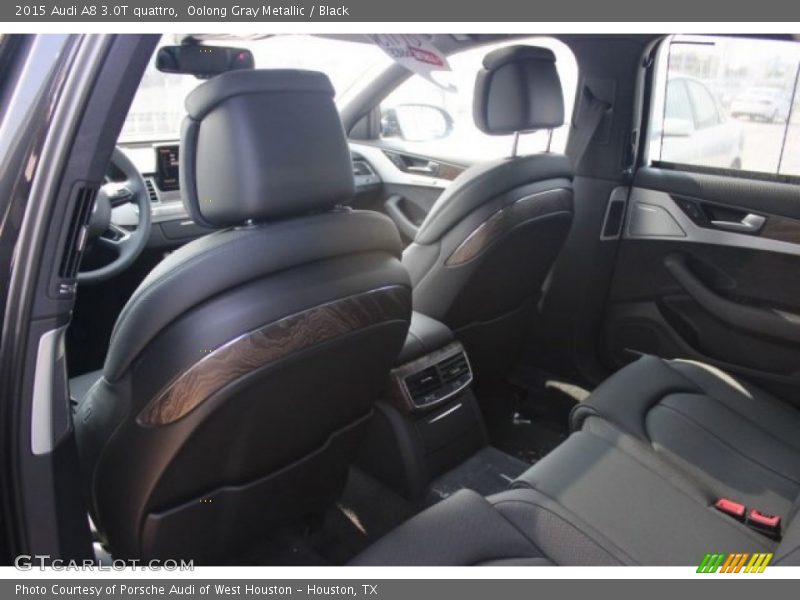 Oolong Gray Metallic / Black 2015 Audi A8 3.0T quattro