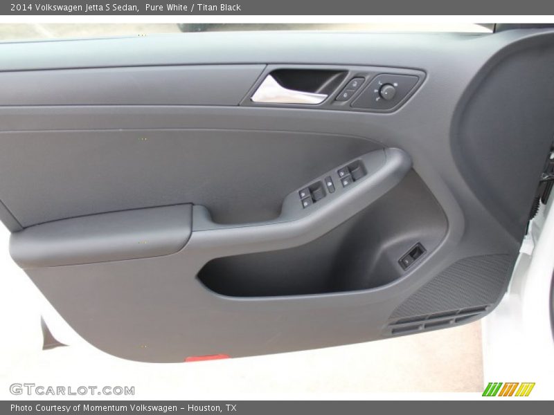 Pure White / Titan Black 2014 Volkswagen Jetta S Sedan