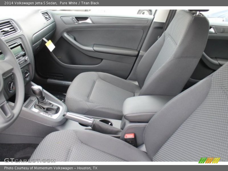 Pure White / Titan Black 2014 Volkswagen Jetta S Sedan
