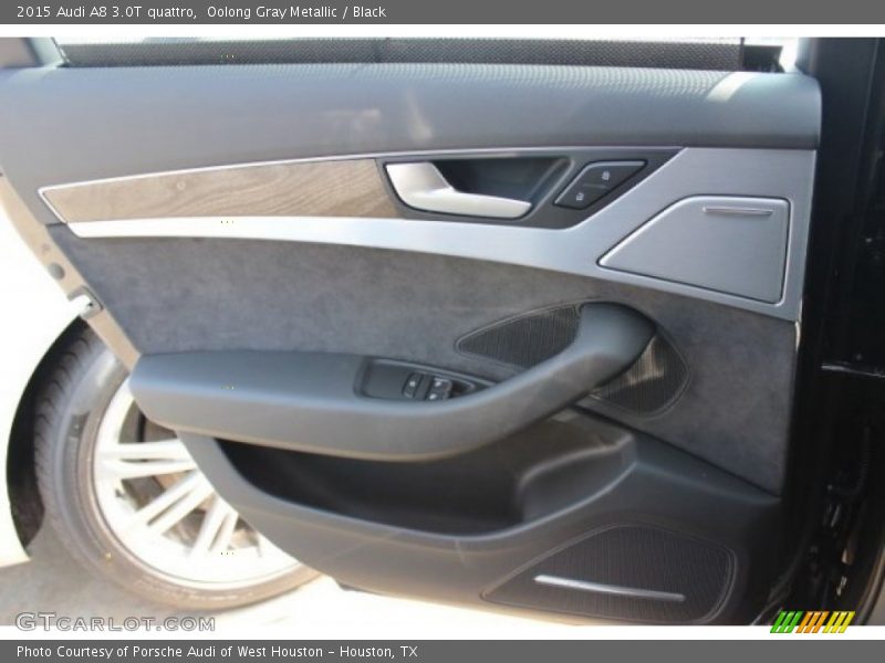 Oolong Gray Metallic / Black 2015 Audi A8 3.0T quattro