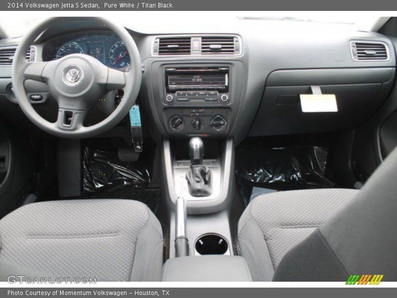 Pure White / Titan Black 2014 Volkswagen Jetta S Sedan