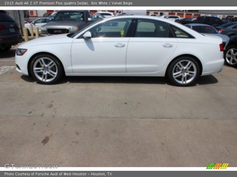 Ibis White / Velvet Beige 2015 Audi A6 2.0T Premium Plus quattro Sedan