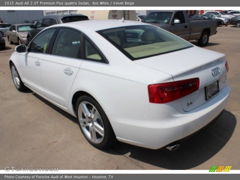 Ibis White / Velvet Beige 2015 Audi A6 2.0T Premium Plus quattro Sedan