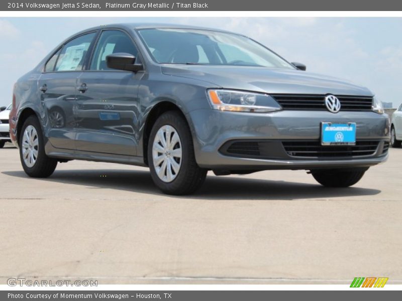 Platinum Gray Metallic / Titan Black 2014 Volkswagen Jetta S Sedan