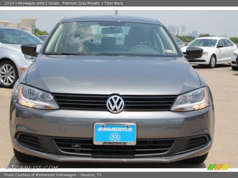 Platinum Gray Metallic / Titan Black 2014 Volkswagen Jetta S Sedan