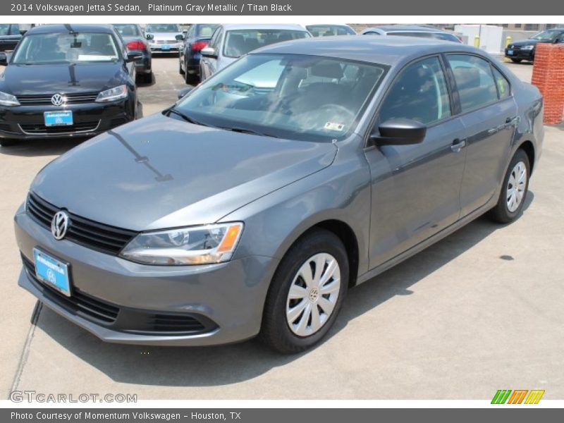Platinum Gray Metallic / Titan Black 2014 Volkswagen Jetta S Sedan