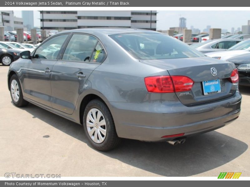 Platinum Gray Metallic / Titan Black 2014 Volkswagen Jetta S Sedan