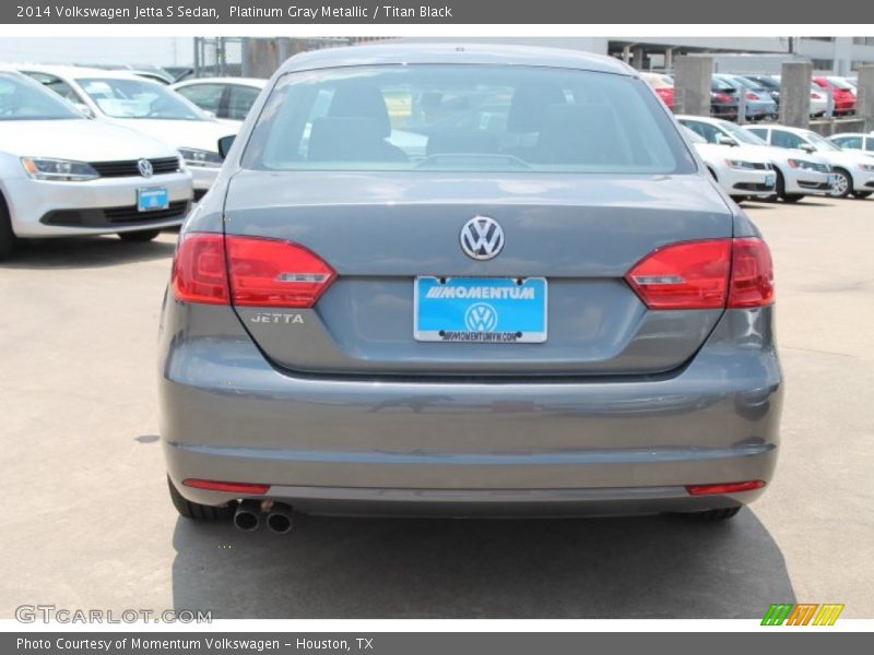 Platinum Gray Metallic / Titan Black 2014 Volkswagen Jetta S Sedan