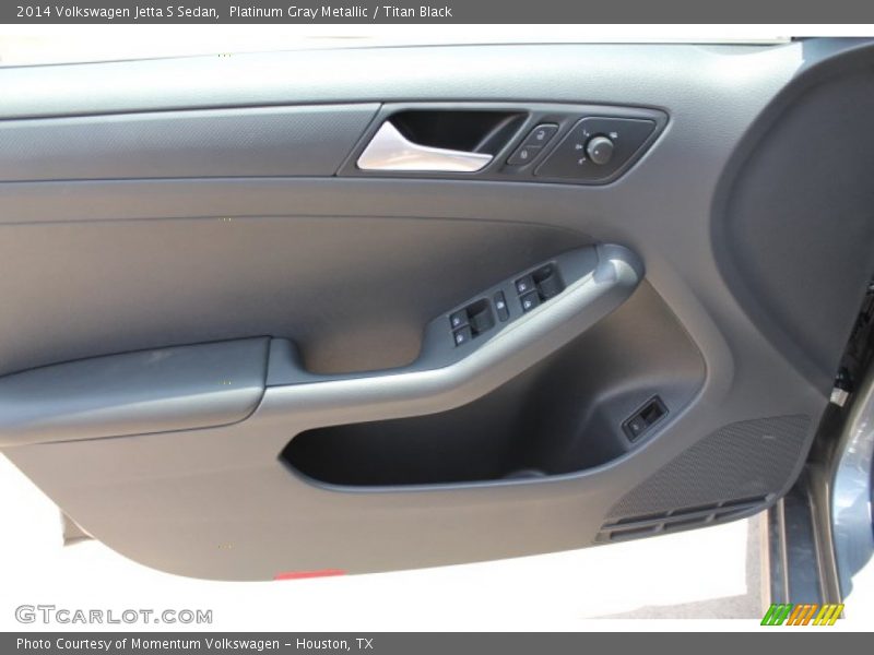 Platinum Gray Metallic / Titan Black 2014 Volkswagen Jetta S Sedan
