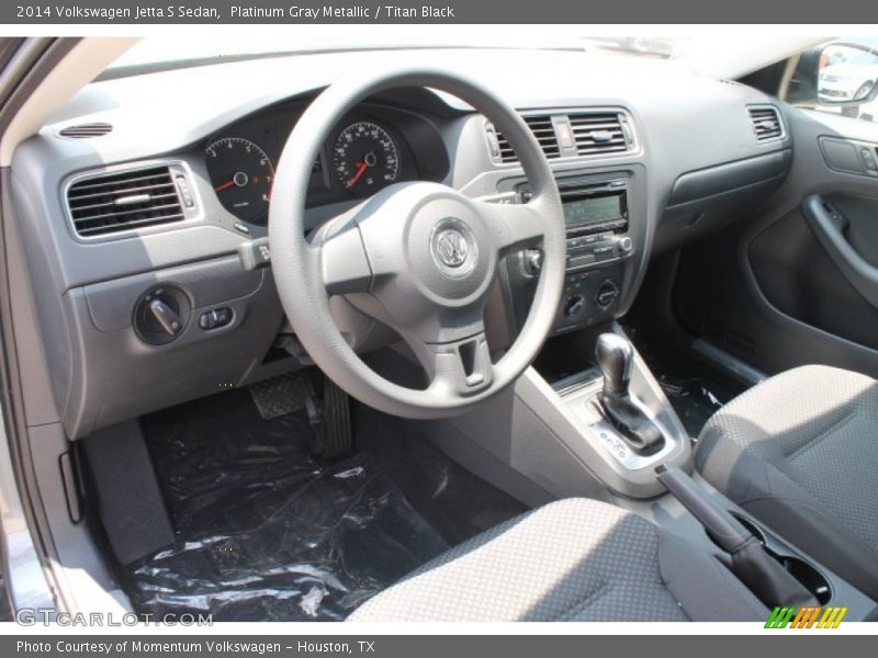 Platinum Gray Metallic / Titan Black 2014 Volkswagen Jetta S Sedan