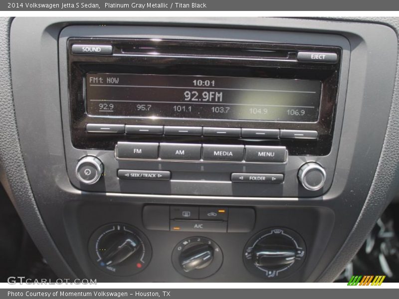 Platinum Gray Metallic / Titan Black 2014 Volkswagen Jetta S Sedan