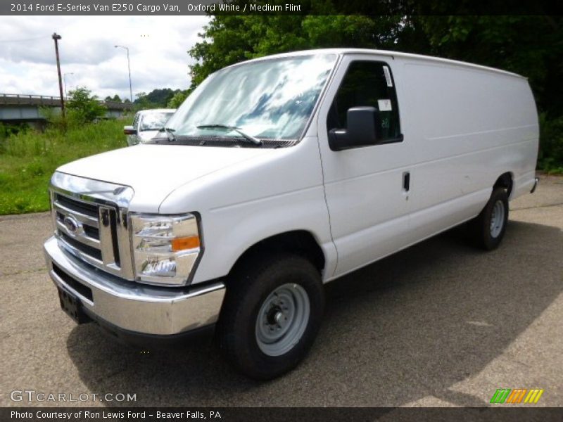 Oxford White / Medium Flint 2014 Ford E-Series Van E250 Cargo Van