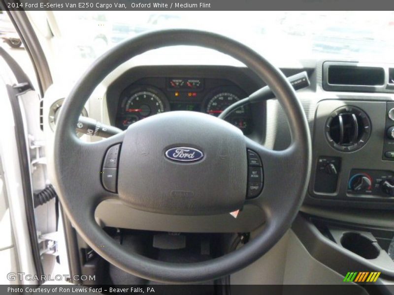 Oxford White / Medium Flint 2014 Ford E-Series Van E250 Cargo Van