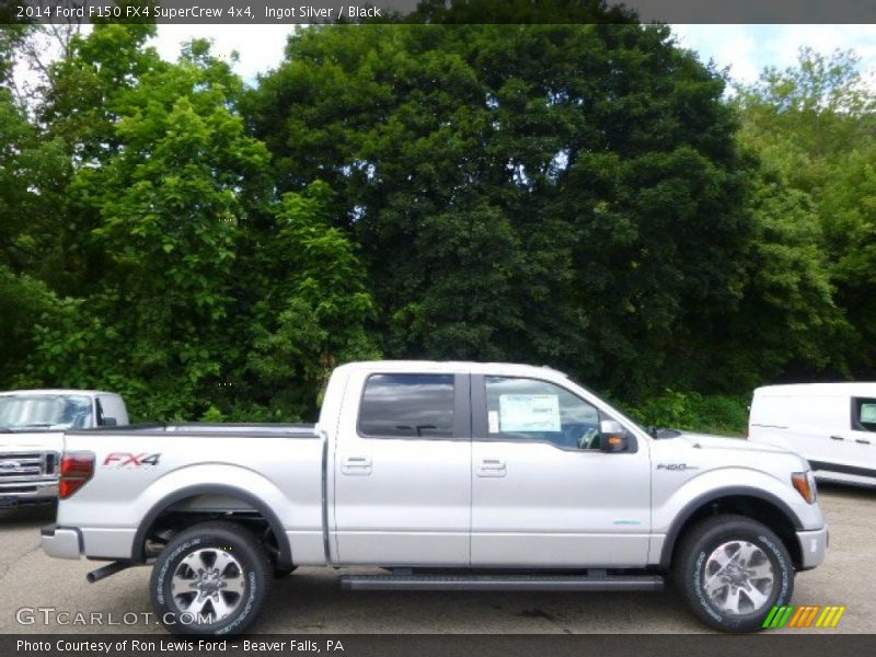 Ingot Silver / Black 2014 Ford F150 FX4 SuperCrew 4x4