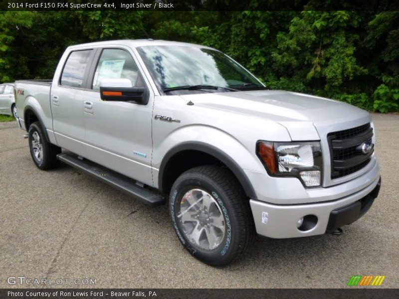 Ingot Silver / Black 2014 Ford F150 FX4 SuperCrew 4x4
