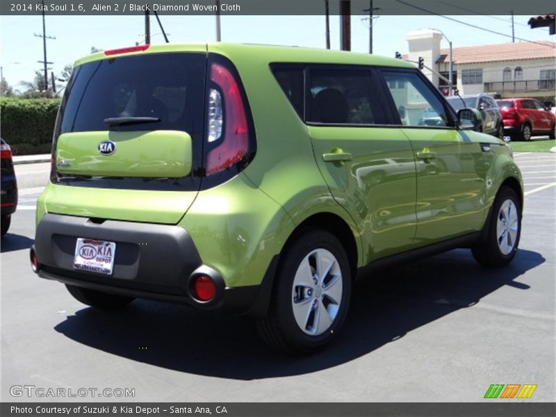 Alien 2 / Black Diamond Woven Cloth 2014 Kia Soul 1.6