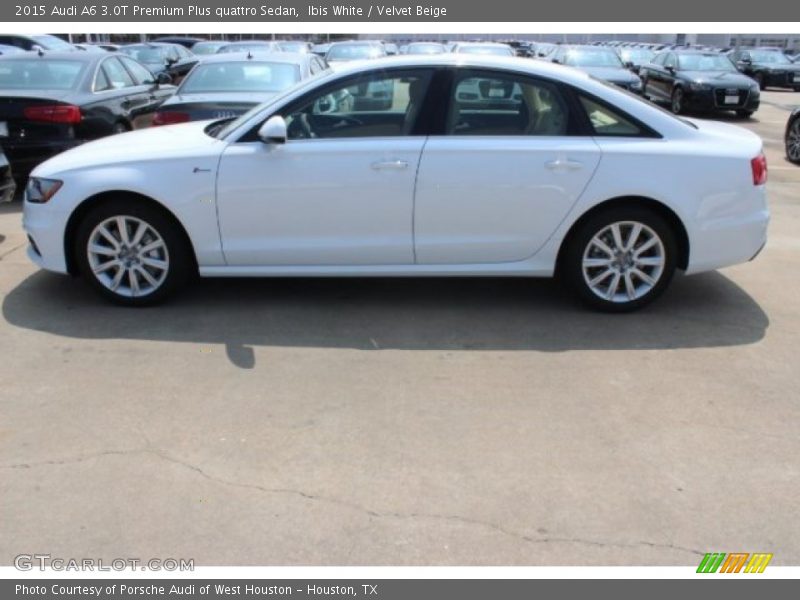 Ibis White / Velvet Beige 2015 Audi A6 3.0T Premium Plus quattro Sedan