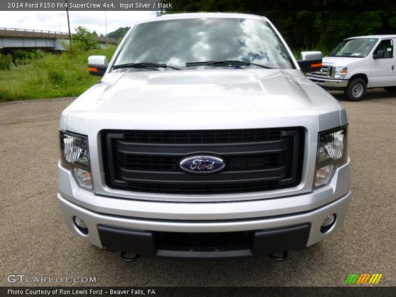 Ingot Silver / Black 2014 Ford F150 FX4 SuperCrew 4x4