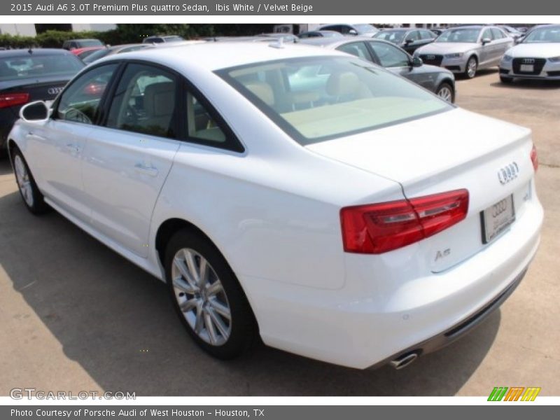 Ibis White / Velvet Beige 2015 Audi A6 3.0T Premium Plus quattro Sedan