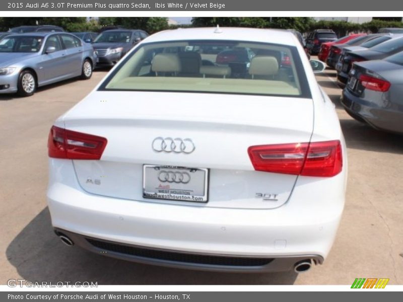 Ibis White / Velvet Beige 2015 Audi A6 3.0T Premium Plus quattro Sedan