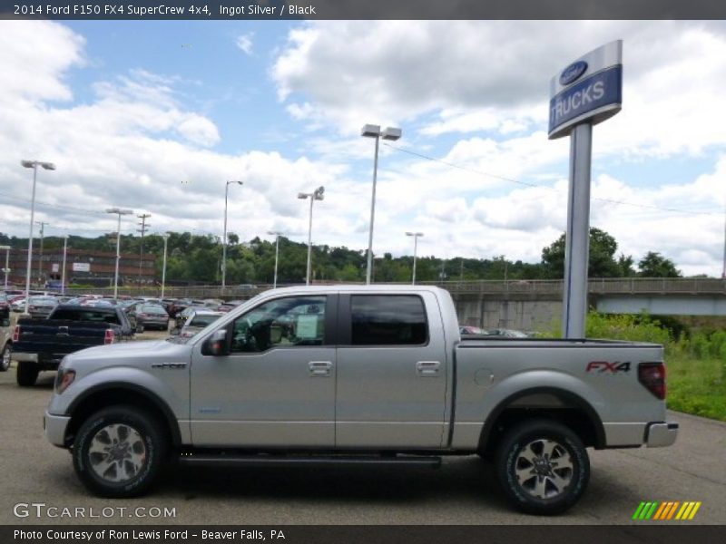 Ingot Silver / Black 2014 Ford F150 FX4 SuperCrew 4x4