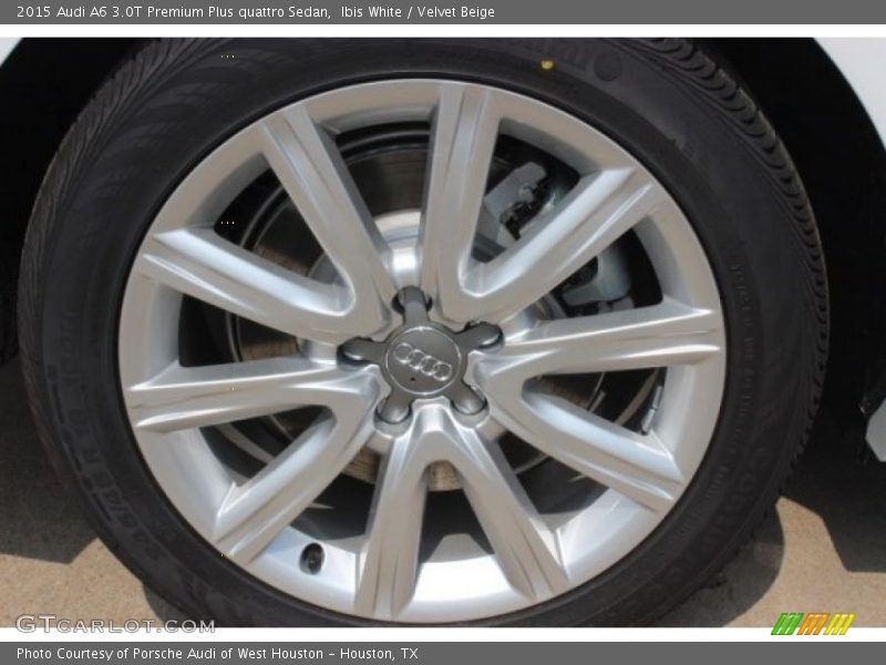 Ibis White / Velvet Beige 2015 Audi A6 3.0T Premium Plus quattro Sedan