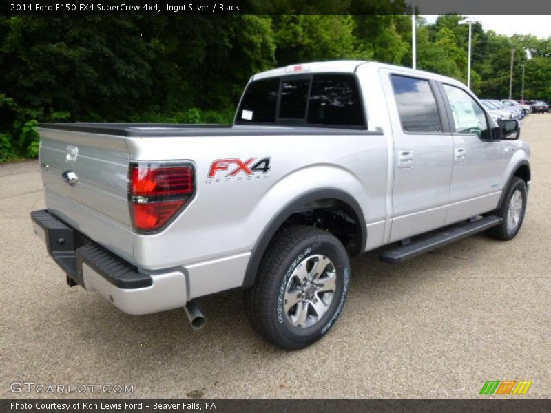 Ingot Silver / Black 2014 Ford F150 FX4 SuperCrew 4x4