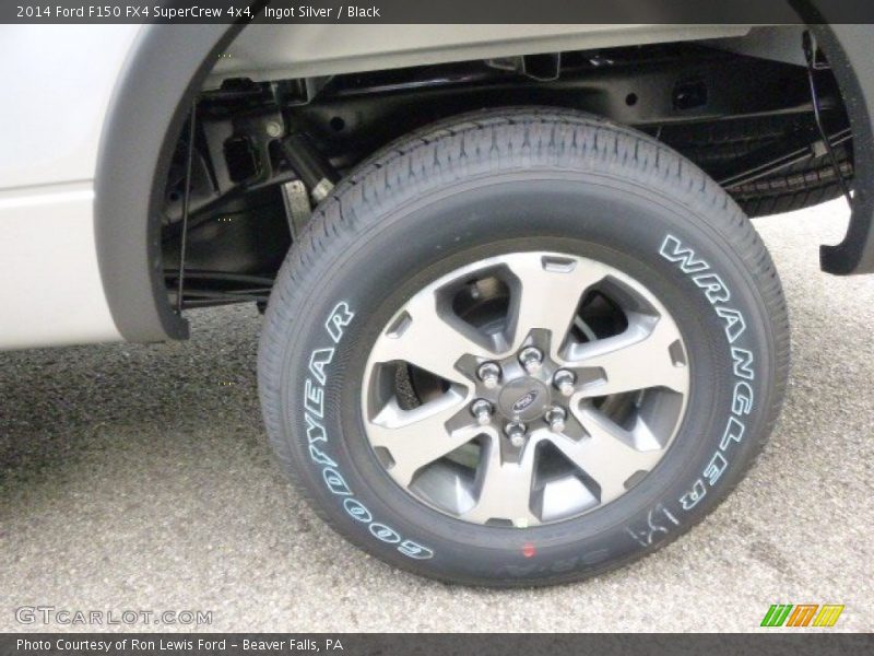 Ingot Silver / Black 2014 Ford F150 FX4 SuperCrew 4x4