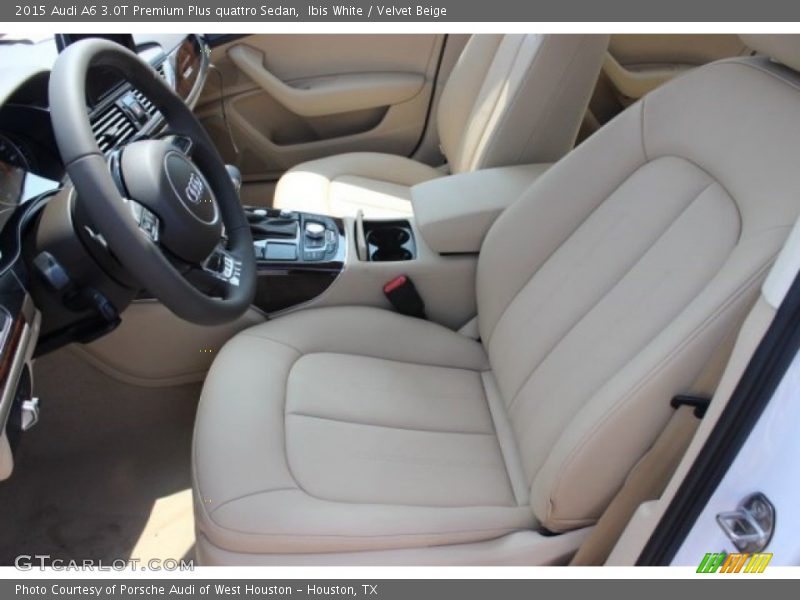 Ibis White / Velvet Beige 2015 Audi A6 3.0T Premium Plus quattro Sedan