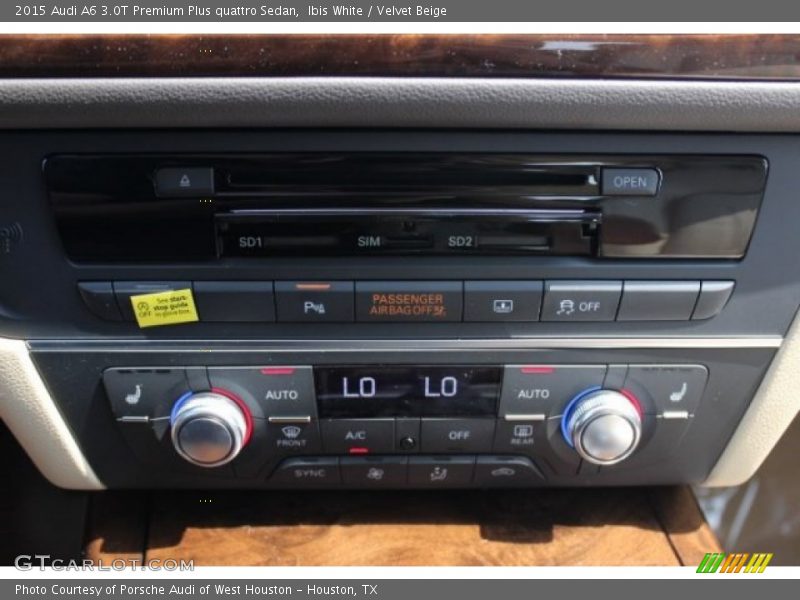 Ibis White / Velvet Beige 2015 Audi A6 3.0T Premium Plus quattro Sedan